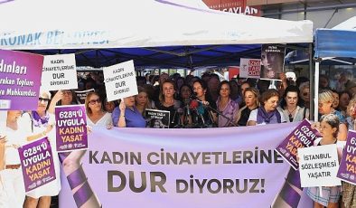 Konak’ta kadınlar şiddete ve kadın cinayetlerine ‘hayır’ dedi